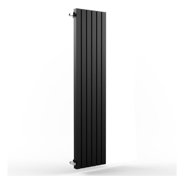 Стальной трубчатый радиатор Stout Warmmet Power 60V высота 750 мм 6 секций, нижнее левое подключение (черный)
