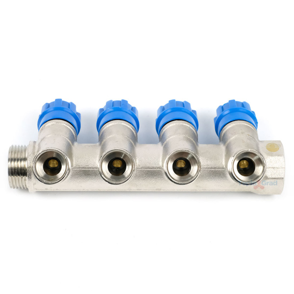 Коллектор Valfex регулирующий 3/4x1/2 на 4 выхода