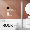 Электрический полотенцесушитель Stout ROCK round 120x1200 черный матовый 3 опоры