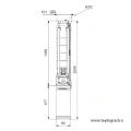 Скважинный насос Grundfos SP 9-23 3x380 4" 98699060