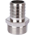 Штуцер 1x25 НР никелированный Stout