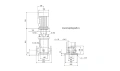 Многоступенчатый вертикальный насос Grundfos CR1-33 A-FGJ-A-V-HQQV 1x220/240 50HZ - 96558298