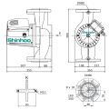 Циркуляционный насос Shinhoo BASIC PRO 80-10SF 3x380В