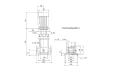 Многоступенчатый вертикальный насос Grundfos CR1-4 A-FGJ-A-E-HQQE 1x220/240 50HZ - 96537539