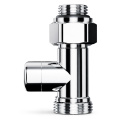 Узел нижнего подключения Royal Thermo Design прямой 1/2x3/4, хром
