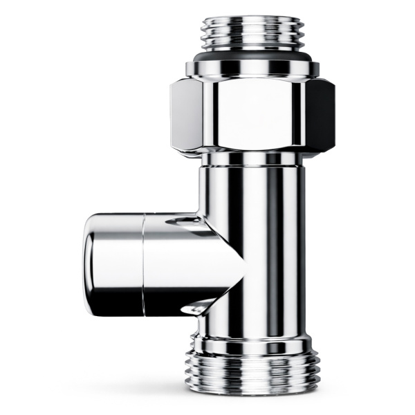 Узел нижнего подключения Royal Thermo Design прямой 1/2x3/4, хром