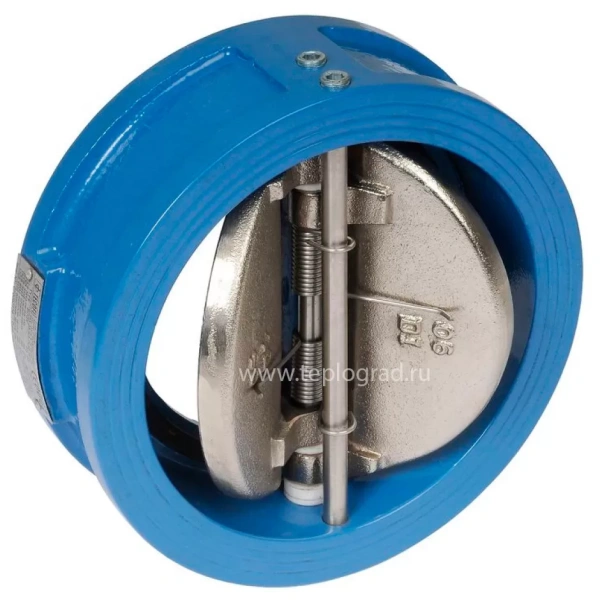 Клапан обратный Tecofi DN65 PN16 двухстворчатый межфланцевый