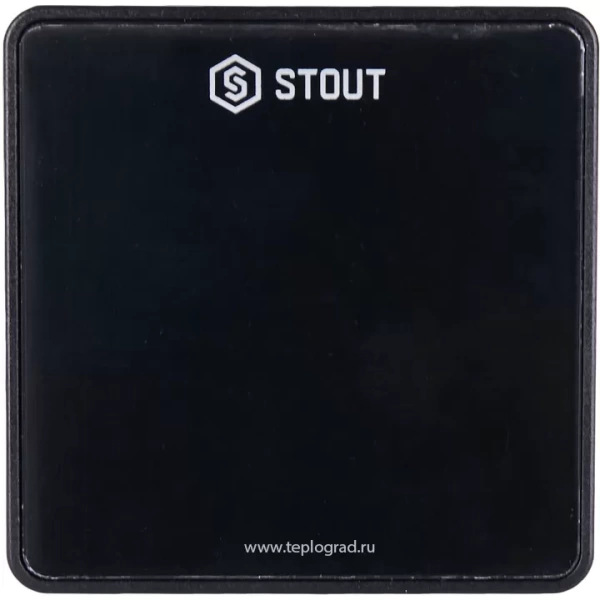 Беспроводной комнатный датчик Stout C-8r, черный
