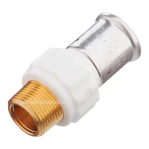 Пресс соединение Henco НР 26x3/4 белое