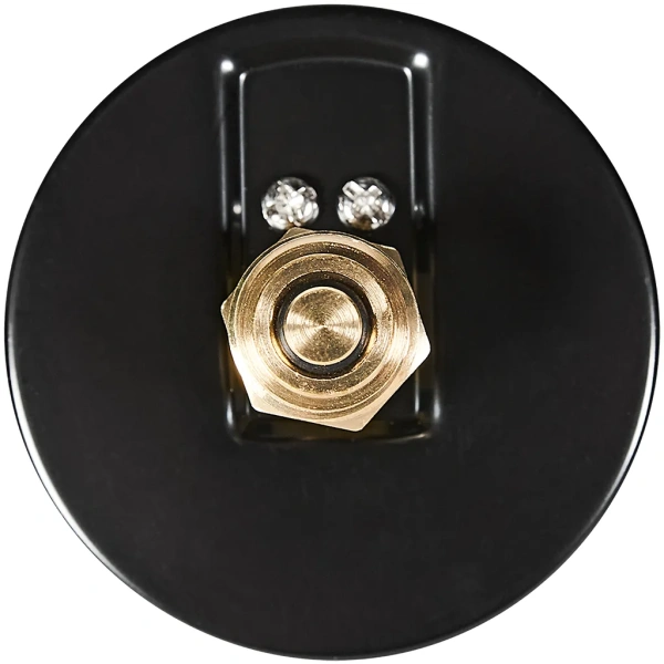 Термоманометр аксиальный Stout 80 мм, 0-4 бар, 0-120C, подключение 1/2