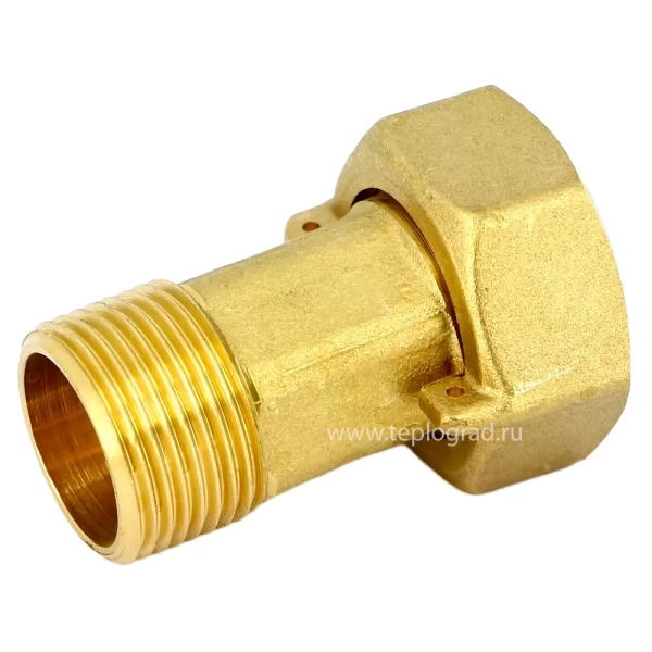Разъемное соединение Uni-fitt 1/2 x 3/4 для водосчетчиков