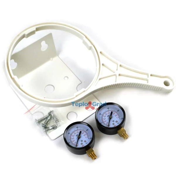 Фильтр для холодной воды Kristal Filter Big Blue 20" с манометрами