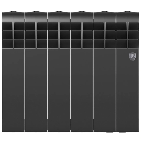 Биметаллический радиатор Royal Thermo BiLiner 350 Noir Sable 6 секций