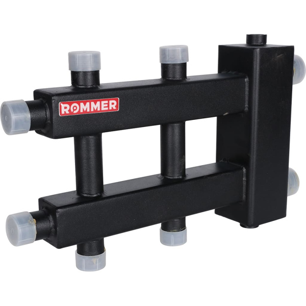 Балансировочный коллектор Rommer на 1+1+1 контура до 60 кВт
