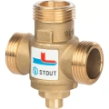 Термостатический смесительный клапан Stout G 1М-G 1 1/2F-G 1M 60°С