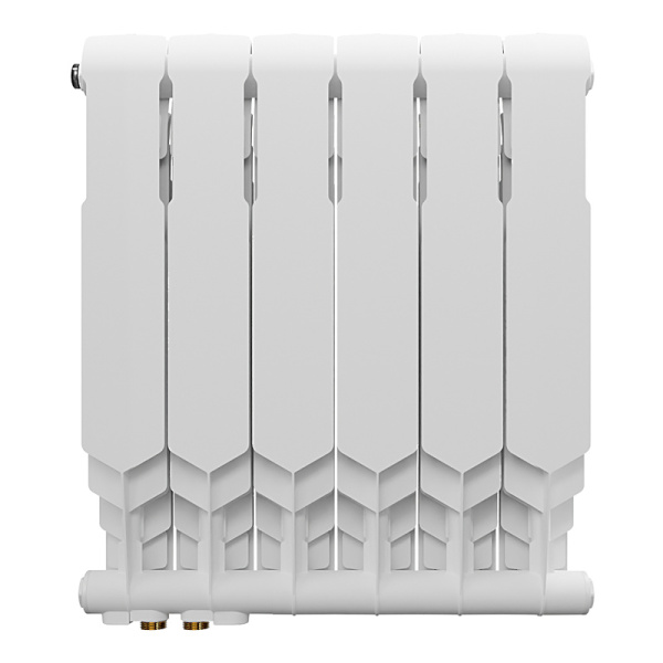 Биметаллический радиатор Royal Thermo Vittoria Super 500 2.0 VDR80 - 6 секций с нижним подключением