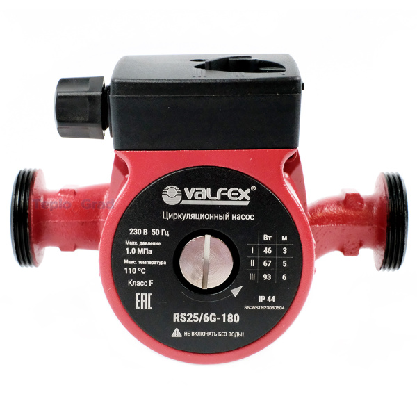 Циркуляционный насос Valfex VCP 25-60G 180мм (с гайками)