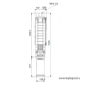 Скважинный насос Grundfos SP 17-11N 3x380 6" 12C01911