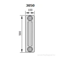 Стальной трубчатый радиатор Zehnder Charleston Completto 3050 20 секций нижнее подключение