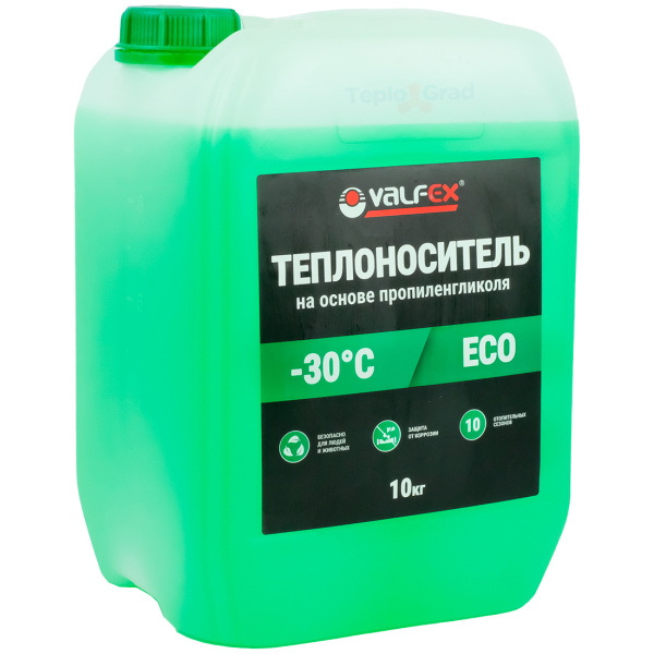 Теплоноситель Valfex ECO-30 10 кг (на основе пропиленгликоля)
