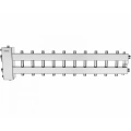 Балансировочный коллектор Gidruss BMSS-150-11DU (до 150 кВт, подкл. котла G 1 1/2, 5+5 контуров G 1, нерж. сталь)