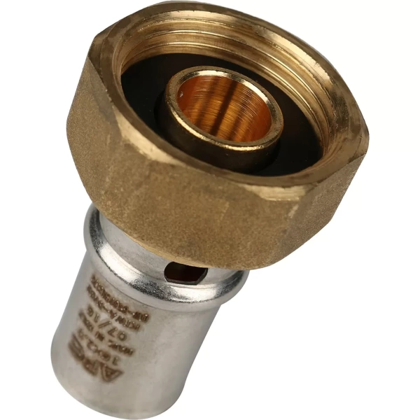 Пресс переходник с накидной гайкой Stout 3/4 x 16