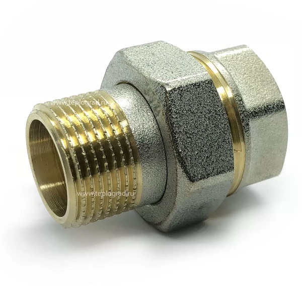 Американка прямая TIM 3/4 никелированная HJS033N