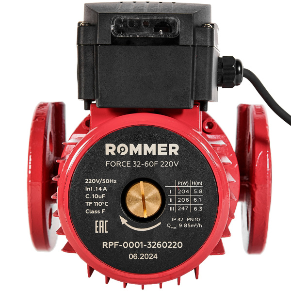 Циркуляционный насос Rommer Force 32-60F фланцевый (220 В)