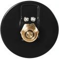 Термоманометр аксиальный Stout 80 мм, 0-10 бар, 0-120C, подключение 1/2