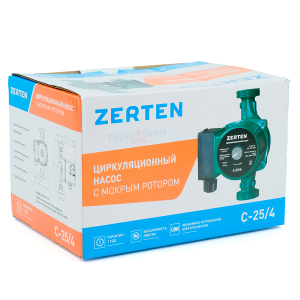 Циркуляционный насос Zerten C 25/4