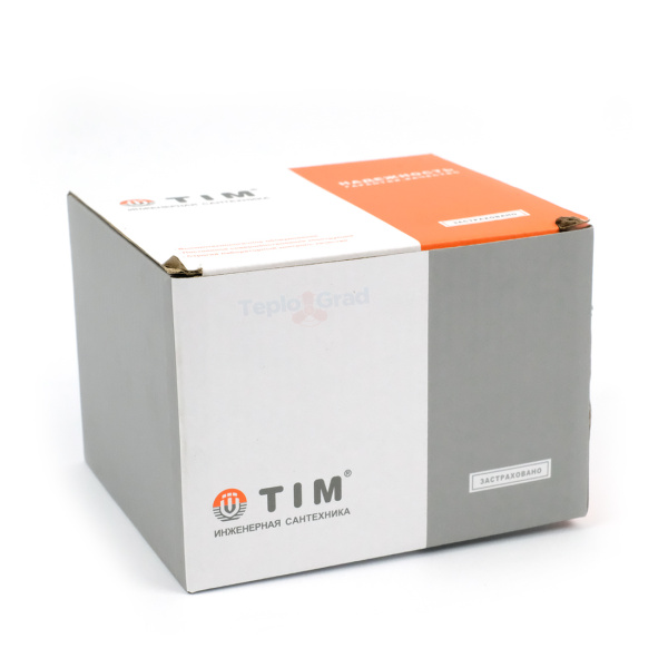 Комплект шаровых угловых кранов TIM с полусгоном 1