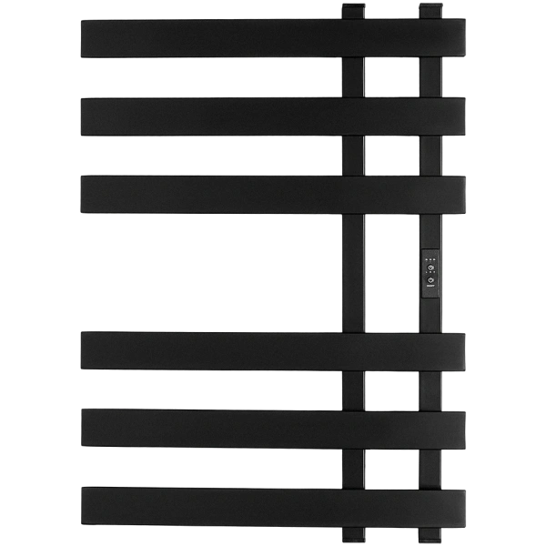Электрический полотенцесушитель Stout NEOSOUL quadro 500x700 черный матовый