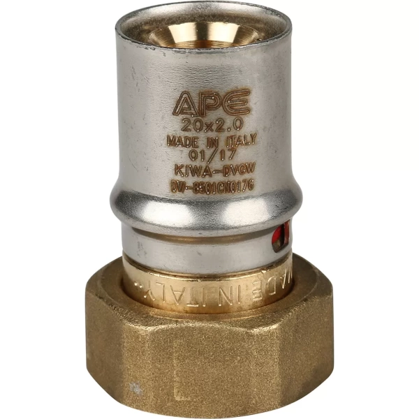 Пресс переходник с накидной гайкой Stout 3/4 x 20