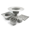 Трап для душевой с сухим затвором Zeissler 15x15см. прямой (вертикальный) выпуск
