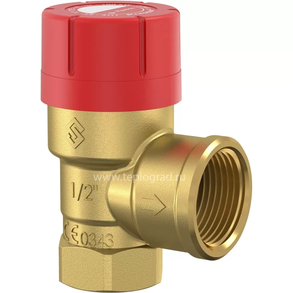 Клапан предохранительный Flamco Prescor 1/2x3/4 - 2,5 бар TRD для системы отопления