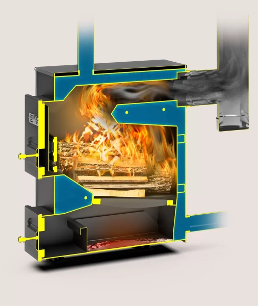 Твердотопливный котел Теплодар Куппер Практик-20 1.1