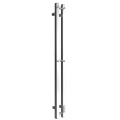 Электрический полотенцесушитель Stout ROCK quadro 80x1200 хром 2 опоры