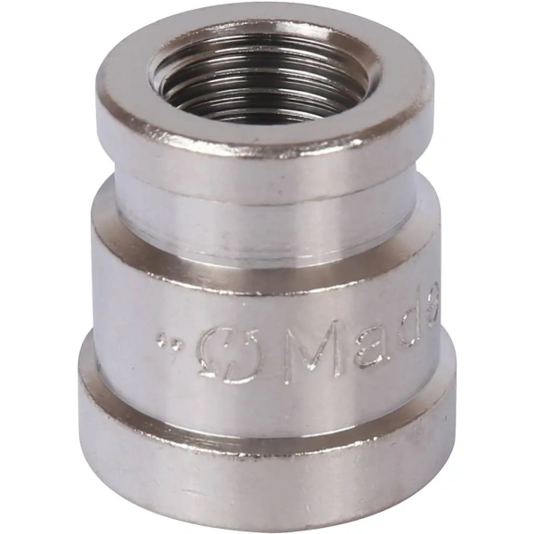 Муфта переходная 3/8x1/4 ВВ никелированная Stout