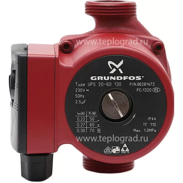 Циркуляционный насос Grundfos UPS 20-60 130