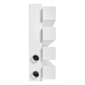 Стальной трубчатый радиатор Stout Tube Quadro QV40-1750 R 4 секции, нижнее подключение