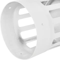 Наконечник белый Rommer Dn 80 (алюминий)