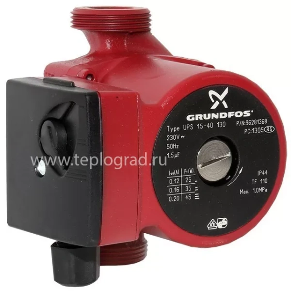 Циркуляционный насос Grundfos UPS 15-40 130