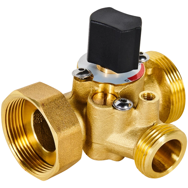 Трехходовой смеситель Rommer для группы RDG-1003, правый