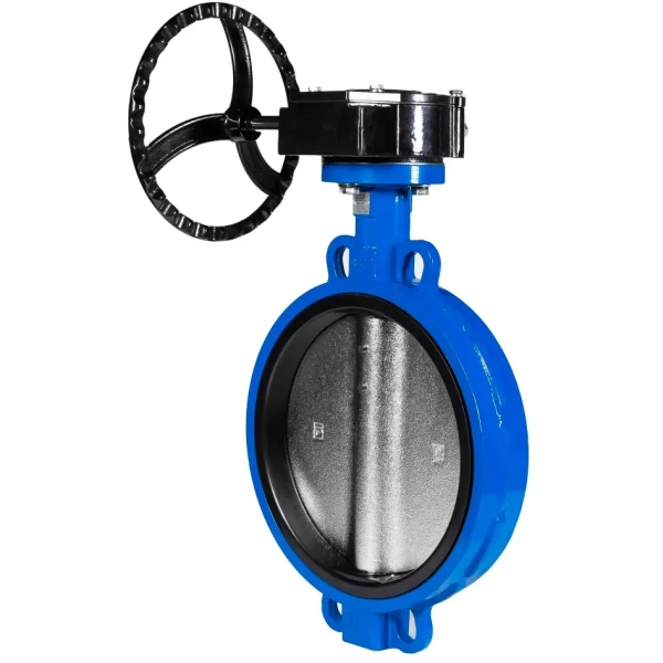 Дисковый поворотный затвор REON тип RSV40 Ду 100, с ручным редуктором, чугун