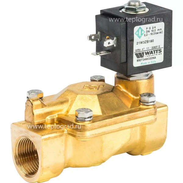 Соленоидный клапан Watts 850T 1 230V НО