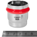 Заглушка 35 Rommer из нержавеющей стали прессовой