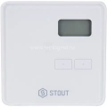 Проводной комнатный двухпозиционный регулятор Stout ST-294v1, белый