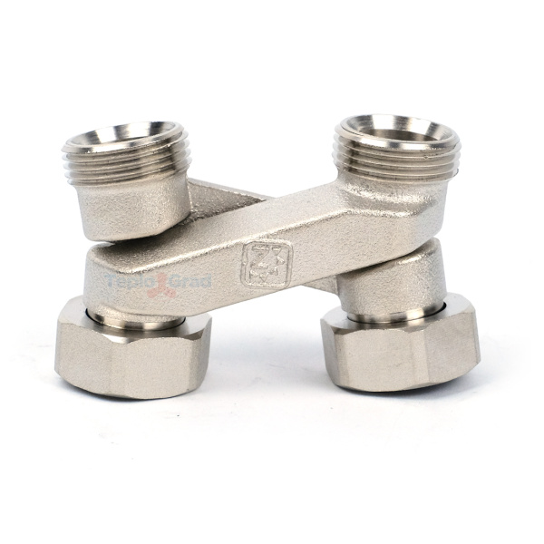 Узел нижнего подключения перекрестный Zeissler 3/4x3/4 прямой