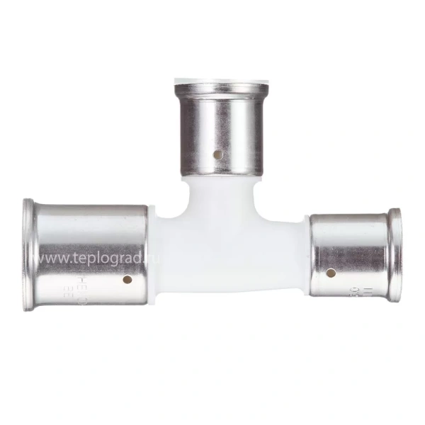Пресс тройник Henco 32x26x26 белый