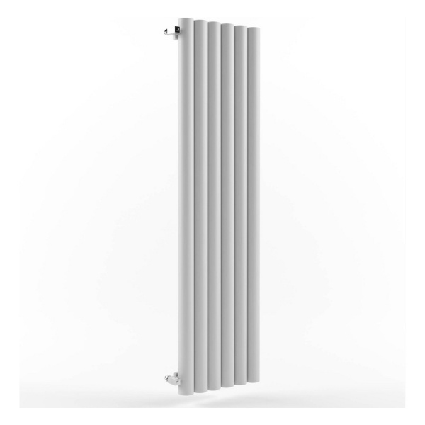 Стальной трубчатый радиатор Stout Warmmet Power 76V высота 750 мм 6 секций, нижнее правое подключение